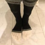 冷え性改善にも！妊娠中から現在も愛用している着圧ソックス＋5本指天然素材靴下の合わせ技
