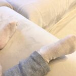 子どもの咳止めに効果実感◎足裏ヴェポラッブ＋シルクふぁみりぃ靴下